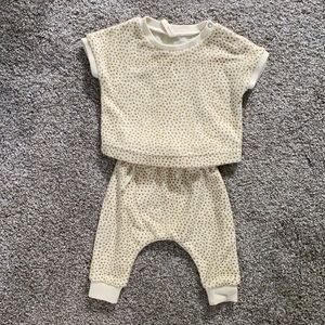 Quincy Mae Terry Baby Tee and Pants